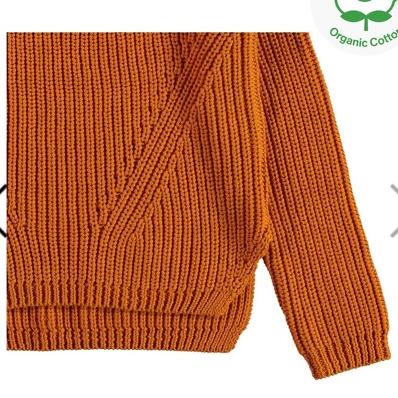 Molo Kids' Organic Cotton Sweater - Autumn brown  Euro 110/116 U.S. 5 to 6 years - Picture 4 of 6